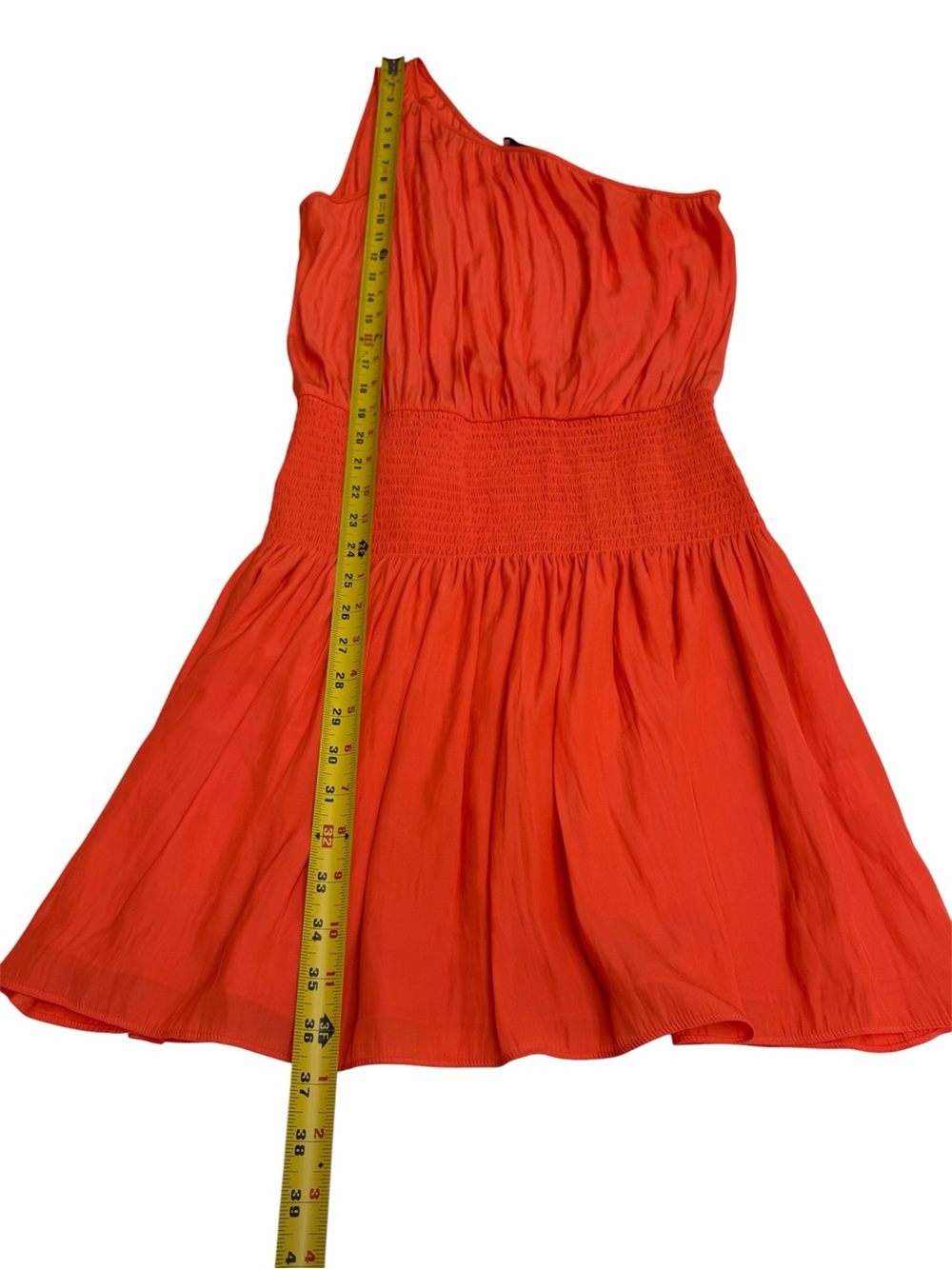 Ramy Brook Bright Orange One-Shoulder Women’s Dress Size M - Picture 6 of 6